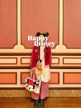 「アイテム（ジャージ）」を使った、higumarukaさん（レディース・153cm）の秋コーディネート