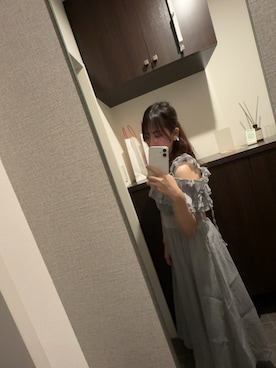 「GRL」｜「アイテム（ワンピース）」を使った、lilyさん（レディース・162cm）の夏コーディネート