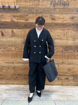 「PUAL CE CIN（ピュアルセシン）のアイテム（ジャケット/アウター）」を使った、おおちゃん♡さん（レディース・156cm）の冬コーディネート