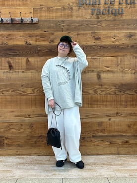 「PUAL CE CIN（ピュアルセシン）のアイテム（アクセサリー）」を使った、おおちゃん♡さん（レディース・156cm）の春コーディネート