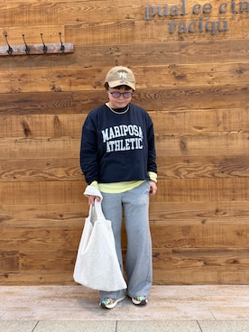 「PUAL CE CIN（ピュアルセシン）のアイテム」を使った、おおちゃん♡さん（レディース・156cm）の春コーディネート