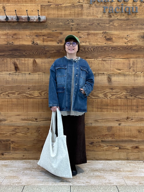 セール】デニムサファリジャケット（デニムジャケット）｜PUAL