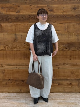 「PUAL CE CIN（ピュアルセシン）のアイテム」を使った、おおちゃん♡さん（レディース・156cm）の夏コーディネート