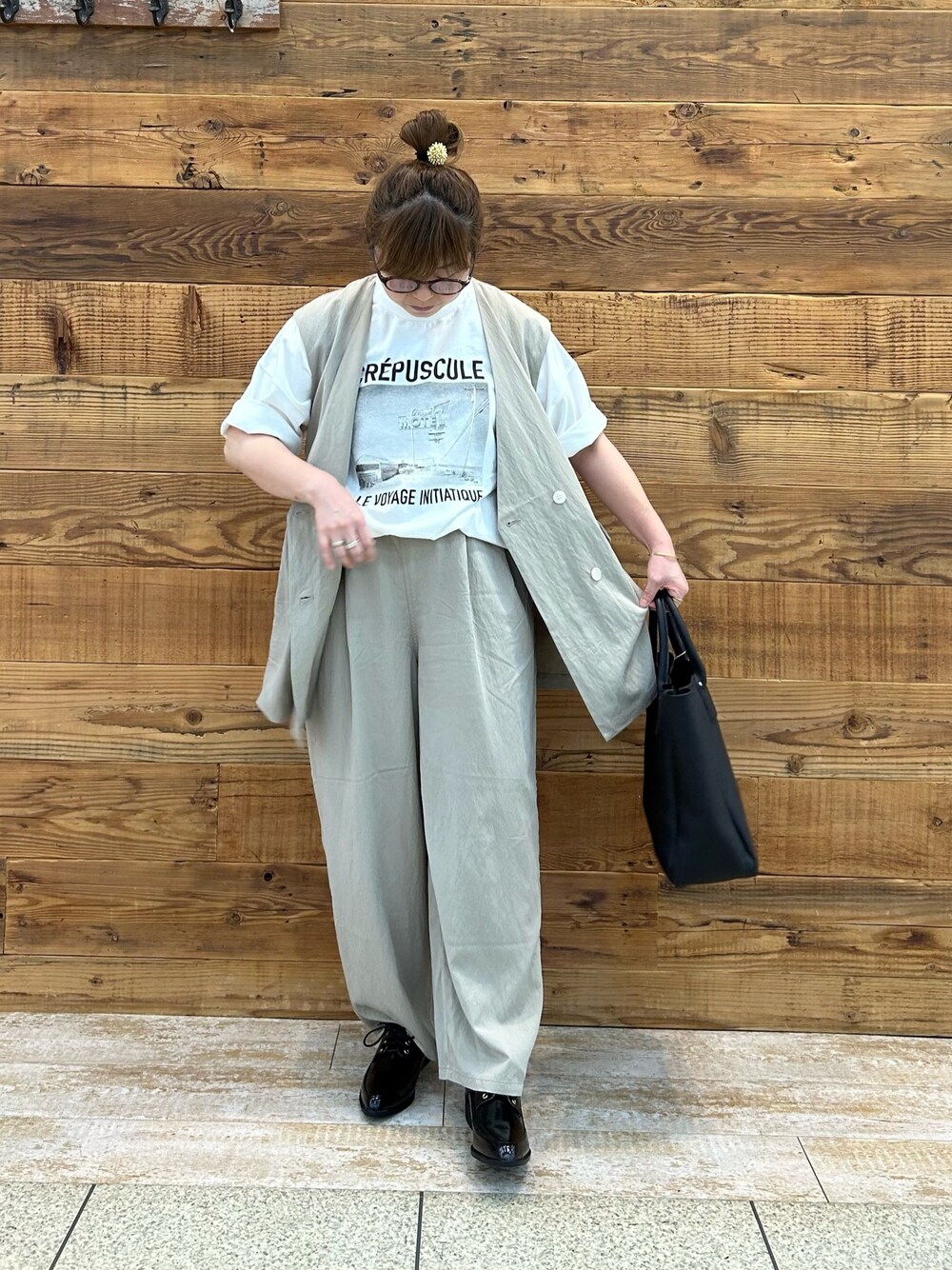 ◾️タグ付新品◾️PUAL CE CINレーヨンナイロンウエストゴムイージーパンツ PUAL CE CIN（ピュアルセシン）の「レーヨンナイロンウエスト