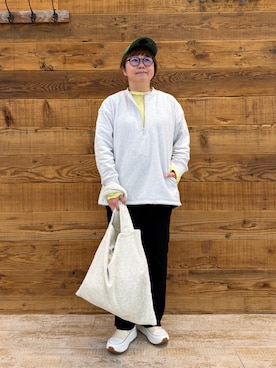 「PUAL CE CIN（ピュアルセシン）のメタルチョーカー（ネックレス、ゴールド系）」を使った、おおちゃん♡さん（レディース・156cm）の春コーディネート