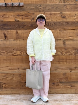 「PUAL CE CIN（ピュアルセシン）のアイテム」を使った、おおちゃん♡さん（レディース・156cm）の春コーディネート