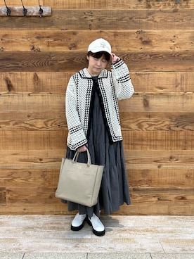 「PUAL CE CIN（ピュアルセシン）のアイテム（帽子）」を使った、おおちゃん♡さん（レディース・156cm）の秋コーディネート