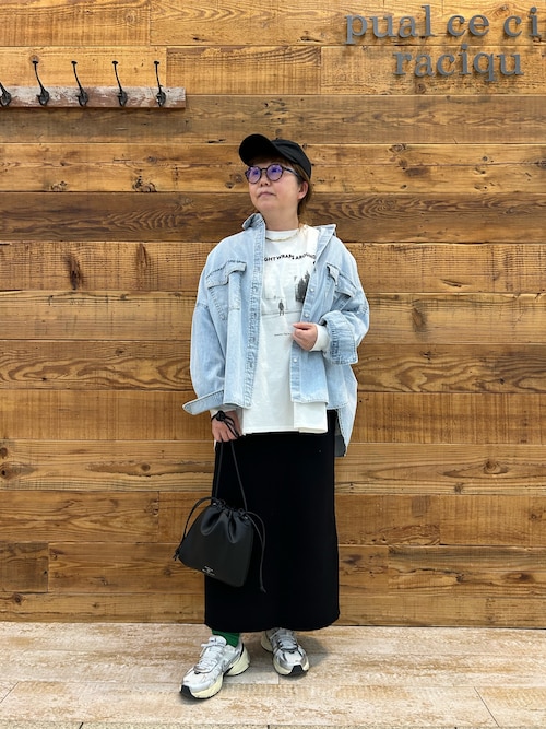 フォトプリントビッグシルエットカットソー（Tシャツ/カットソー