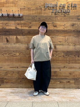 「PUAL CE CIN（ピュアルセシン）のアイテム（アクセサリー）」を使った、おおちゃん♡さん（レディース・156cm）の春コーディネート