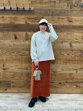 「PUAL CE CIN（ピュアルセシン）のアイテム（帽子）」を使った、おおちゃん♡さん（レディース・156cm）の秋コーディネート