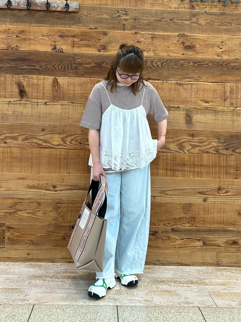 PUALCECIN(ピュアルセシン) カーブシルエットコットンリネンデニムパンツ PUAL CE CIN（ピュアルセシン）の「カーブシルエットコットン