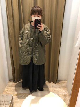 「シアタープロダクツ(THEATRE PRODUCTS)」｜「アイテム（その他アウター）」を使った、おおちゃん♡さん（レディース・156cm）の秋コーディネート