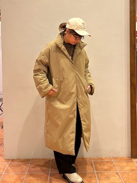 「PUAL CE CIN（ピュアルセシン）のアイテム（帽子）」を使った、おおちゃん♡さん（レディース・156cm）の秋コーディネート
