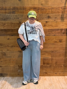 「PUAL CE CIN（ピュアルセシン）のアイテム」を使った、おおちゃん♡さん（レディース・156cm）の夏コーディネート