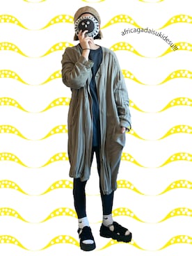 「NANO universe（ナノユニバース）のアイテム（ノーカラージャケット）」を使った、BEGEさん（レディース・156cm）の春コーディネート