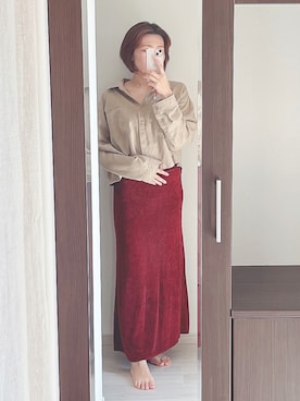 「IENA SLOBE」｜aoiさん（レディース・158cm）の秋コーディネート