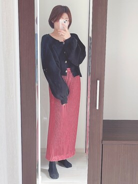 「ニット/セーター」｜aoiさん（レディース・158cm）の冬コーディネート