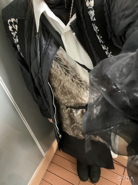 「KISHIDAMIKI（キシダミキ）のアイテム（ノーカラージャケット）」を使った、yukinobdさん（レディース・156cm）の秋コーディネート