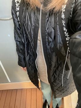 「KISHIDAMIKI（キシダミキ）のアイテム（ノーカラージャケット）」を使った、yukinobdさん（レディース・156cm）の秋コーディネート