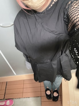 MAISON SPECIAL メゾンスペシャル メッシュトップス グレー ビックメッシュトップス【MAISON SPECIAL/メゾンスペシャル】を