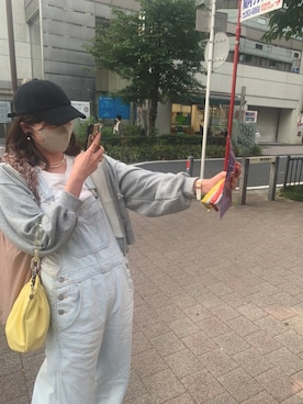 「Levi's（リーバイス）のアイテム（サロペット/オーバーオール）」を使った、kaさん（レディース・167cm）の秋コーディネート