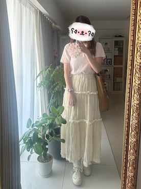 「ZARA（ザラ）のアイテム」を使った、kaさん（レディース・167cm）の夏コーディネート