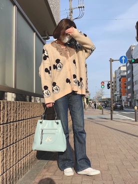 「Kitamura（キタムラ）のアイテム」を使った、kaさん（レディース・167cm）の春コーディネート