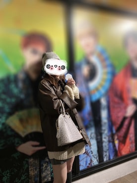 「merry jenny（メリージェニー）のアイテム（ジャケット/アウター）」を使った、kaさん（レディース・167cm）の冬コーディネート