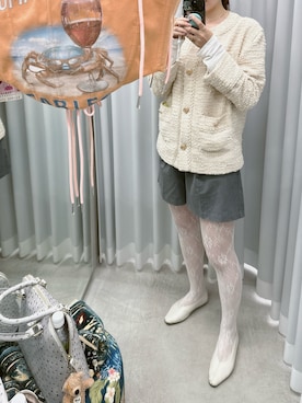 「SNIDEL（スナイデル）のアイテム（ノーカラージャケット）」を使った、kaさん（レディース・167cm）の春コーディネート