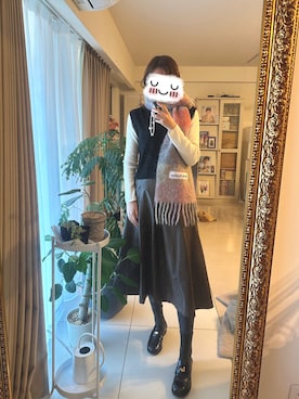 「GENERAL IDEA（ジェネラルアイデア）のアイテム」を使った、kaさん（レディース・167cm）の冬コーディネート