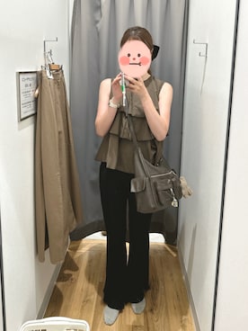 「HONEY MI HONEY（ハニーミーハニー）のアイテム」を使った、kaさん（レディース・167cm）の夏コーディネート