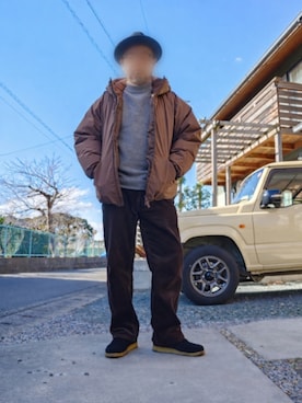 カホンさん（メンズ・169cm）の冬コーディネート