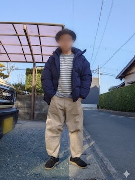 カホンさん（メンズ・169cm）の冬コーディネート
