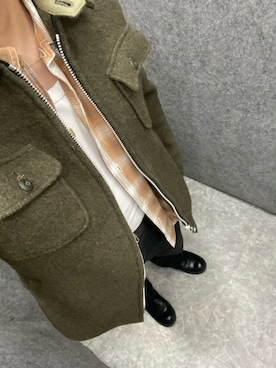 「Levi's（リーバイス）のアイテム（その他）」を使った、Kei Makuさん（メンズ・176cm）の冬コーディネート