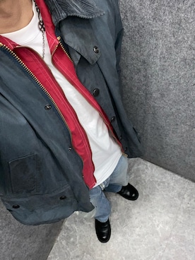 「Levi's（リーバイス）のアイテム（その他）」を使った、Kei Makuさん（メンズ・176cm）の冬コーディネート