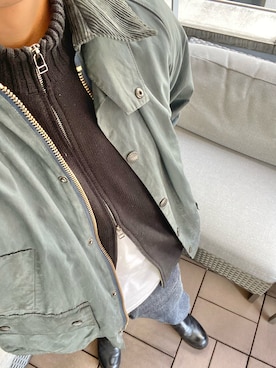 「Levi's（リーバイス）のアイテム（その他）」を使った、Kei Makuさん（メンズ・176cm）の冬コーディネート