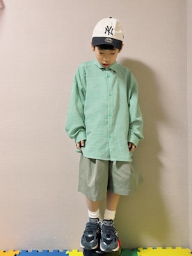 「こども ビームス（コドモビームス）のアイテム」を使った、HeROさん（キッズ・122cm）の冬コーディネート