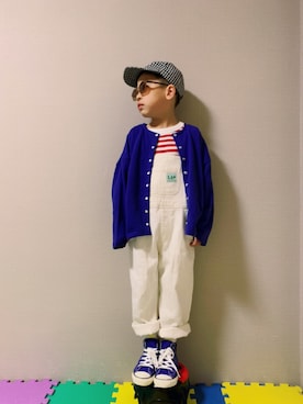 「アイテム（サングラス）」を使った、HeROさん（キッズ・110cm）の春コーディネート