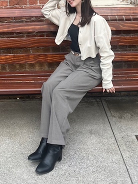 Saekoさん（レディース・160cm）の秋コーディネート