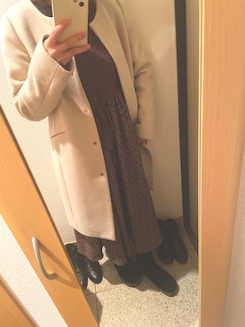 「green label relaxing（グリーンレーベルリラクシング）のアイテム（その他アウター）」を使った、ぴっぴさん（レディース・157cm）の春コーディネート