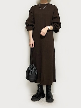 まかろにさん(レディース・157cm)の冬コーディネート