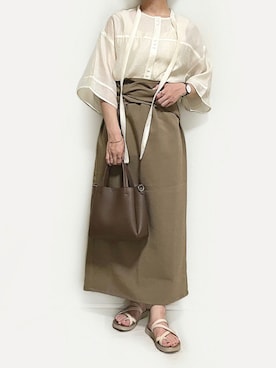 まかろにさん(レディース・157cm)の夏コーディネート