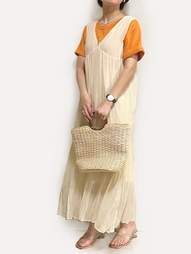 まかろにさん（レディース・157cm）の夏コーディネート