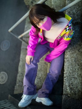「GOLDWIN（ゴールドウィン）のアイテム」を使った、tracktop girlさん（レディース・162cm）の冬コーディネート
