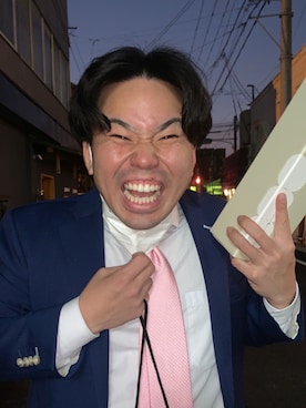 「BEAMS（ビームス）のアイテム（スーツジャケット）」を使った、fukudaniroo7さん（メンズ・172cm）の冬コーディネート