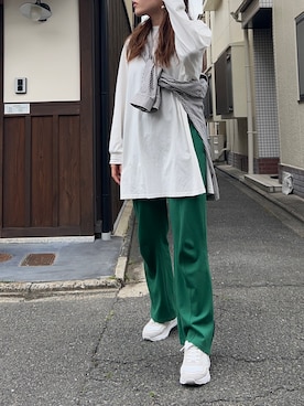 「make a ray!（メイク ア レイ！）のアイテム」を使った、®️さん（レディース・162cm）の春コーディネート