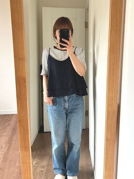 「キャミソール」｜葉🌿さん（レディース・155cm）の秋コーディネート