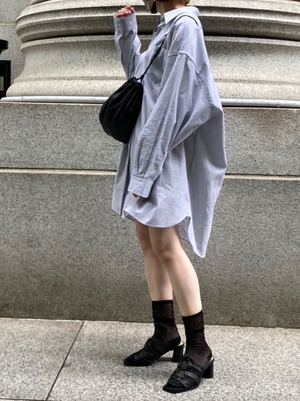 マルジェラ ワンピース シャツ maison margiela シャツワンピ オーバー