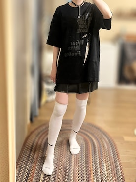 「アイテム（チョーカー）」を使った、ゆさん（レディース・165cm）の秋コーディネート