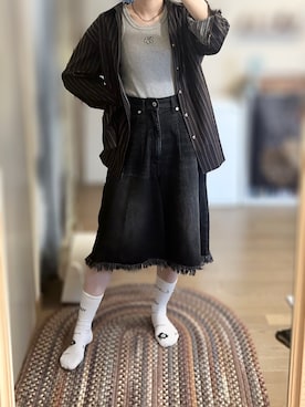 「アイテム（ソックス/靴下）」を使った、ゆさん（レディース・165cm）の秋コーディネート